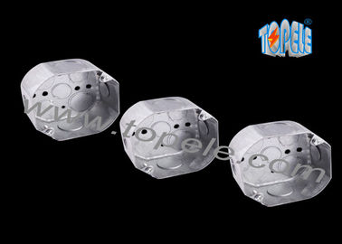 1 - 1 / 2 &quot; Derinlik 4'Galvanize Çelik Elektrik Kutusu Kapakları Kapaklarla