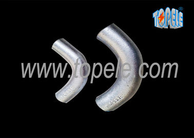 BS4568 Galvanizli Çelik Boru Eğilebilir Demir Kanal kesişim dirseği 20mm / 25mm