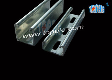 41x21mm 41x41mm / Yumuşak Çelik Çukurlu Strut C Kanalı ve U Kanalları /