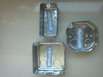 0.6mm, 0.8mm Kalınlığı 4 ′′X2 ′′ Kare / Sekizgen Kullanılabilir Kutu, Elektrikli Kutular ve Kapaklar