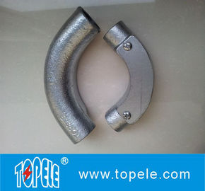 BS4568 Kanal Fittings 20mm/25mm BS4568 Yapışkan Demir Denetim Dirseği, İngiliz Standart Eğimleri
