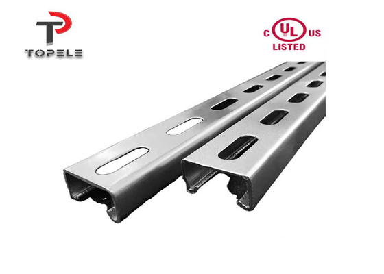 Galvanizli Derin Unistrut Kanal Çukurlu Strut 41X 41MM