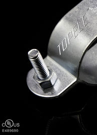 EMT boruları için galvanizli bitirme çelik boru klemleri / paslanmaz çelik destek kayışları