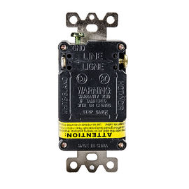 20Amp GFCI çıkış 125 Volt LED ışığı ile hava durumuna dayanıklı alıcı göstergesi