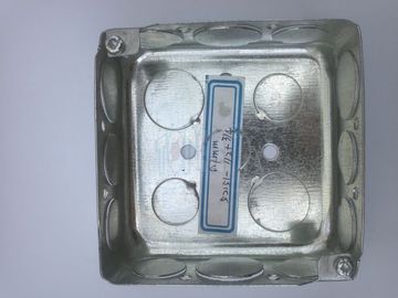 Galvanizli çelik 4 inç kare kanal kutuları, dışarıdaki kanal kutuları.