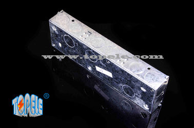 Metal tavan boru duvar elektrik kutuları ve kapakları 1 + 1 + 1 çete
